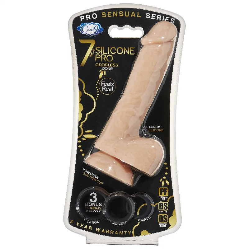 7" Silicone Pro Odorless Dong - Flesh