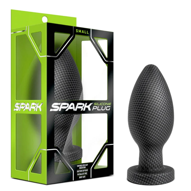 Blush Spark Silicone Anal Plug Small Carbon Fiber