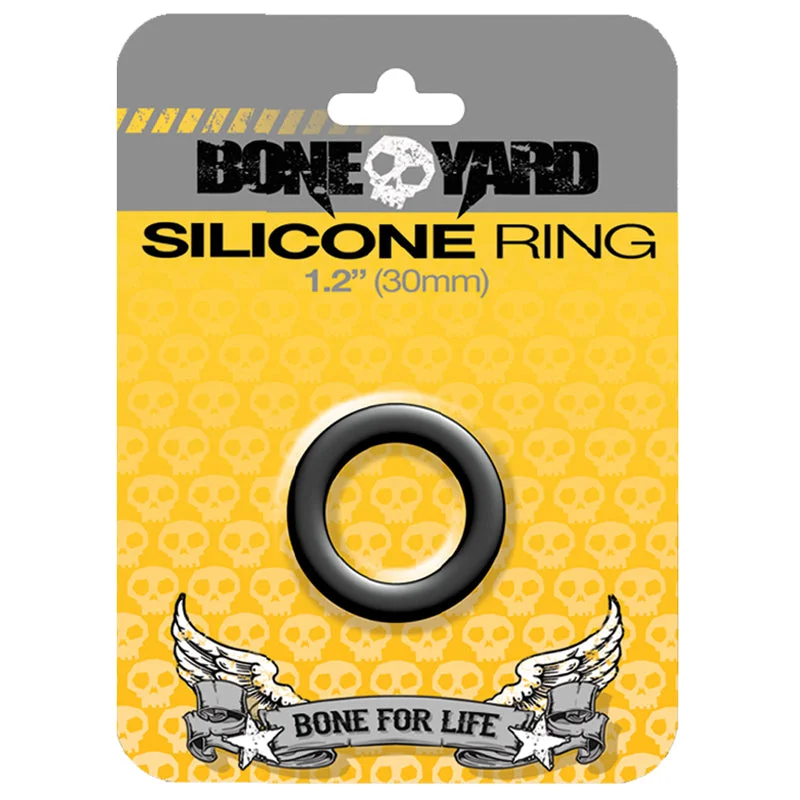 Boneyard Silicone Ring 30mm Black