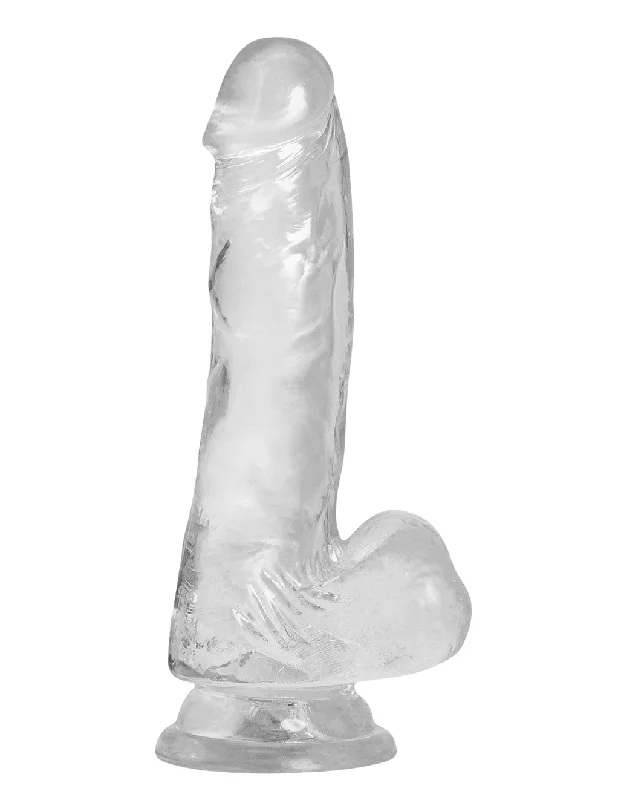 Crystal Addiction 7" Dildo with Balls