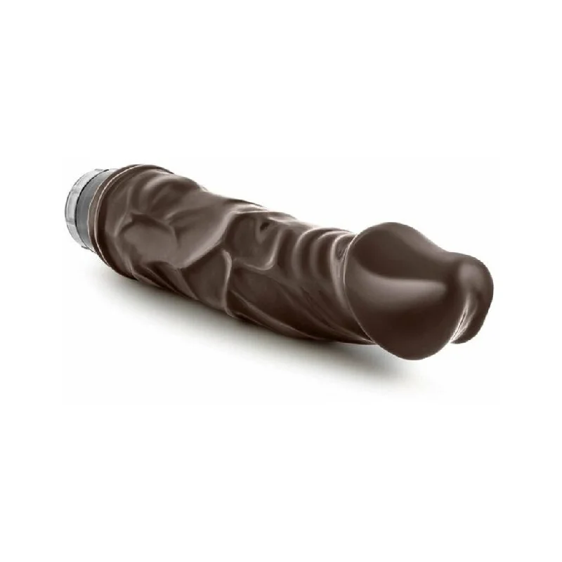 Dr. Skin - Cock Vibe 6 - 8.75 in Vibrating Dong - Chocolate