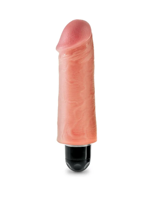 King Cock 5 Inch Vibrating Stiffy Flesh