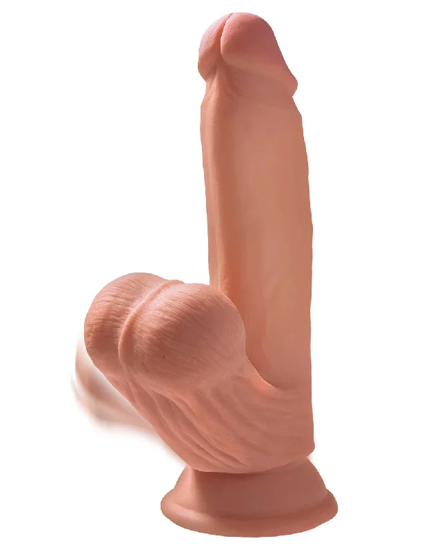 King Cock Plus 7" 3D Cock with Swinging Balls