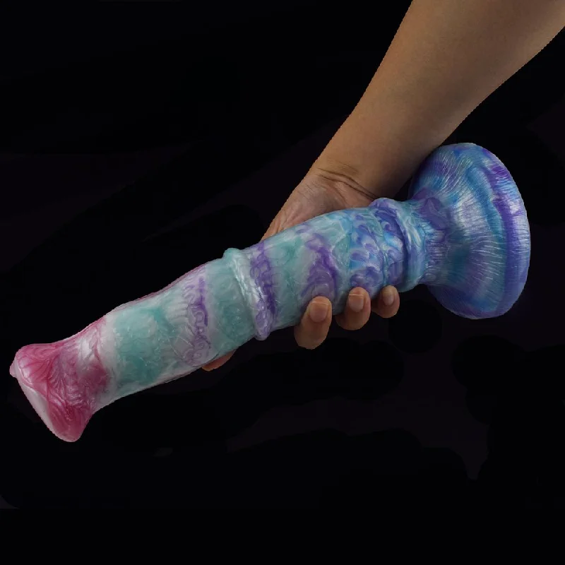 Long Flexible Dog Dildo With Large Suction Cup