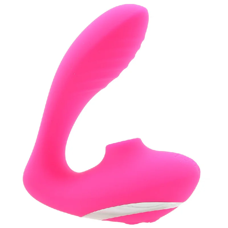 OMG Vibra G Pulse Clitoral Suction Vibe in Hot Pink