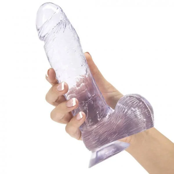 Superior 8 Inch Dildo Transparent