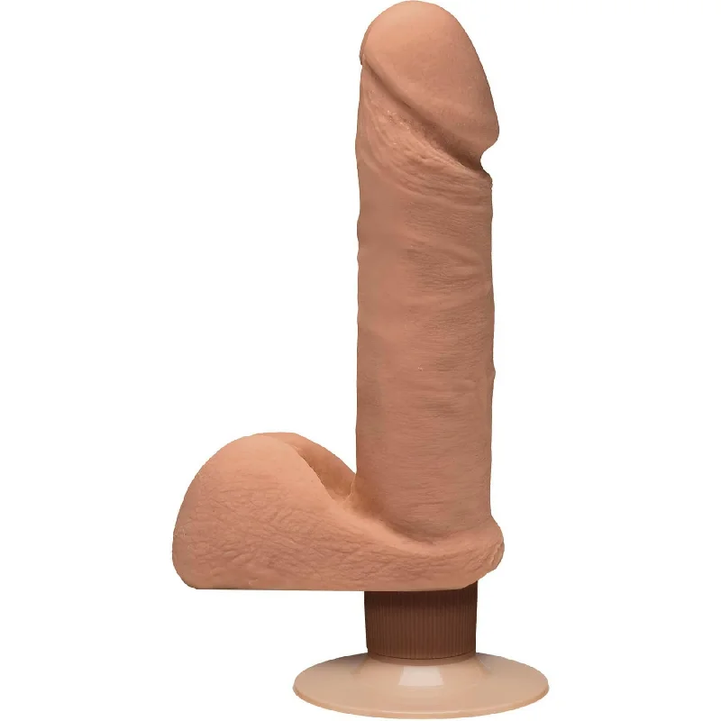 The D - Perfect D Vibrating 7 Inches - Caramel