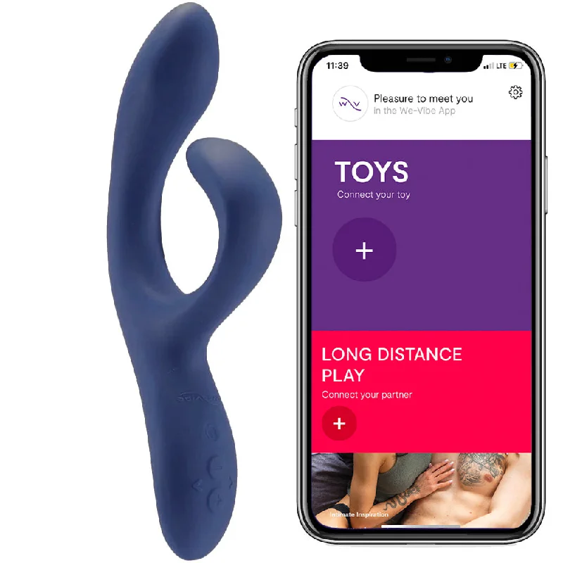 We-Vibe Nova 2 Rabbit Vibe in Midnight Blue