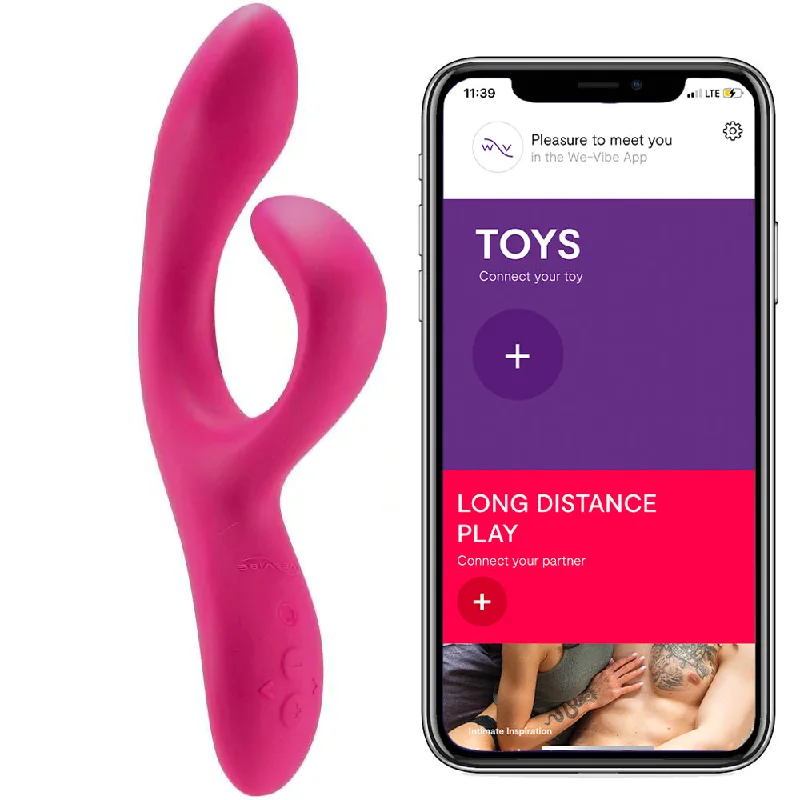 We-Vibe Nova 2 Rabbit Vibe in Fuchsia