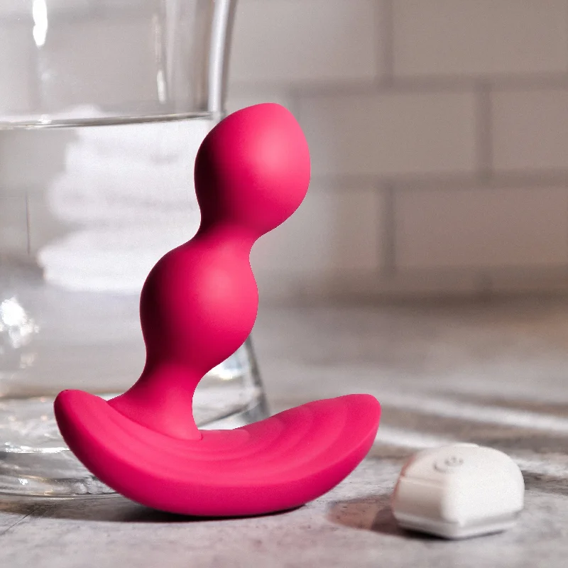 Bubble Butt Inflatable Vibrating Butt Plug with Remote