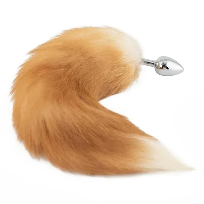 Elegant Fox Tail Plug 19" Long