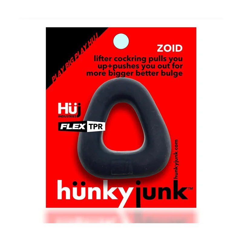 Hunkyjunk Zoid Trapezoid Lifter Cockring Tar Ice