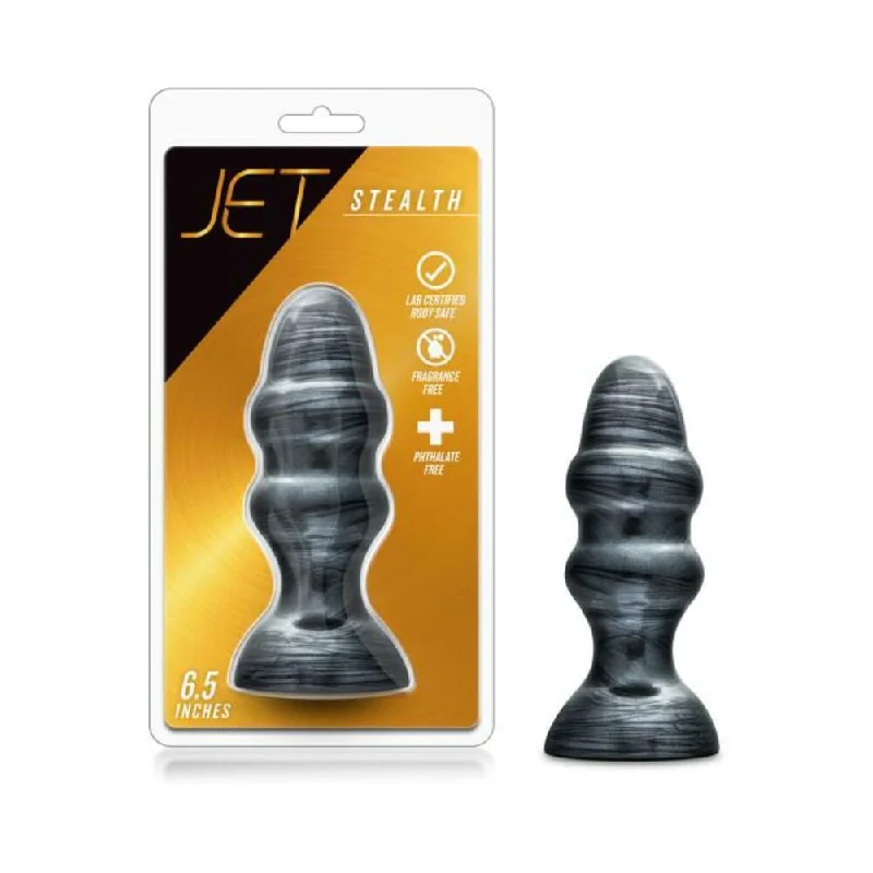 Jet Stealth Carbon Metallic Black Butt Plug