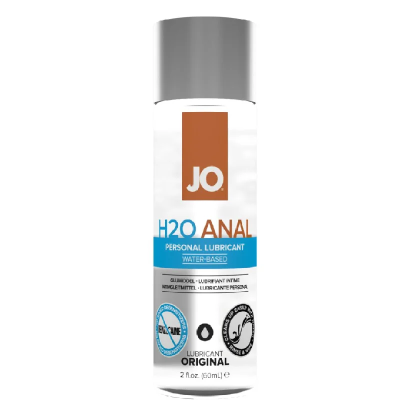 Jo H2O Water Based Anal Lubricant 2 oz