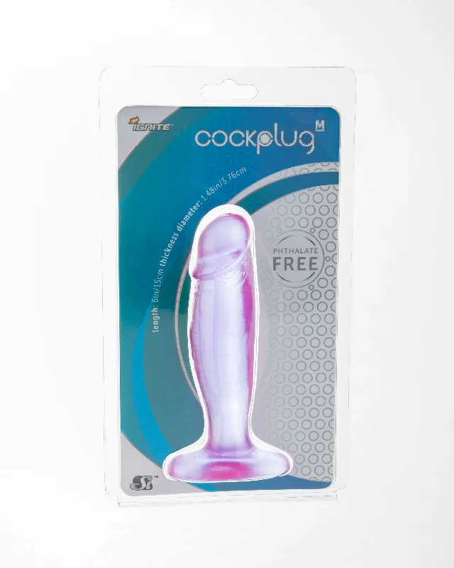 Si-40304 MEDIUM COCK PLUG - PURPLE