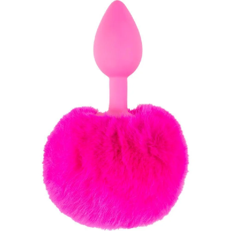 Neon Luv Bunny Tail Butt Plug