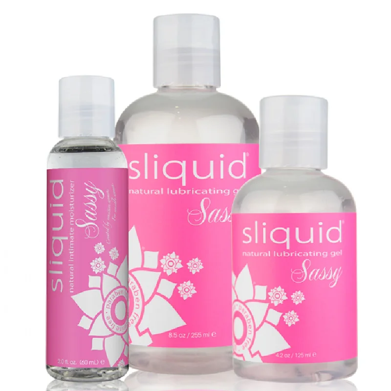 Sliquid Naturals Sassy Water Based Anal Lubricant - Various Sizes