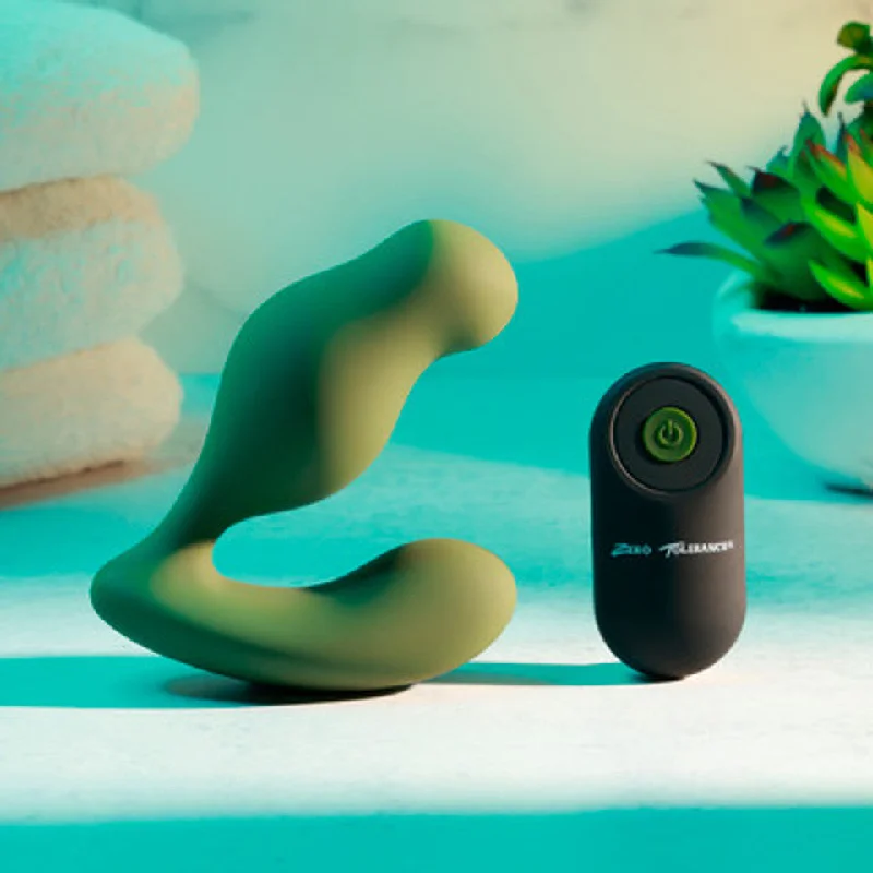 The Sergeant Powerful Prostate Vibrator with Remote Control - Green