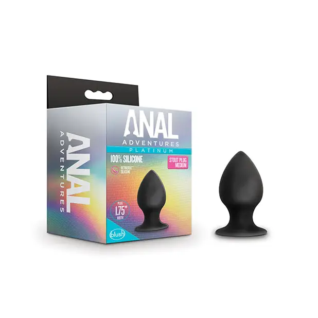 Blush Anal Adventures Platinum Silicone Anal Stout Plug