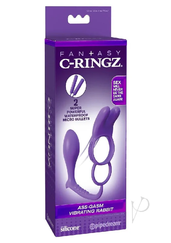 Fcr Ass Gasm Vibrating Rabbit Purple