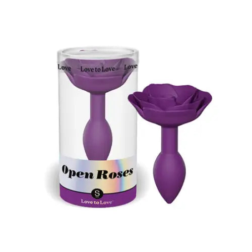 Love to Love Open Roses Silicone Anal Plug