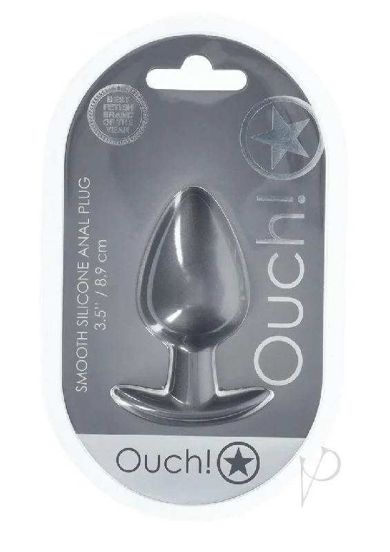 Ouch Anal Plug Lg Gun Metal