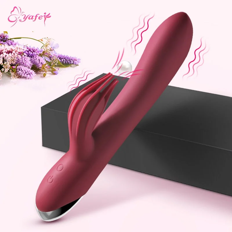 10 Speeds G Spot Vibrator Powerful Dildo Rabbit Vibrator for Women Clitoris Stimulation Massage Adult Sex Toys