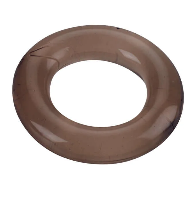 Spartacus Relaxed Fit Elastomer Cock Ring Black – Comfortable, Stretchy, and Latex-Free