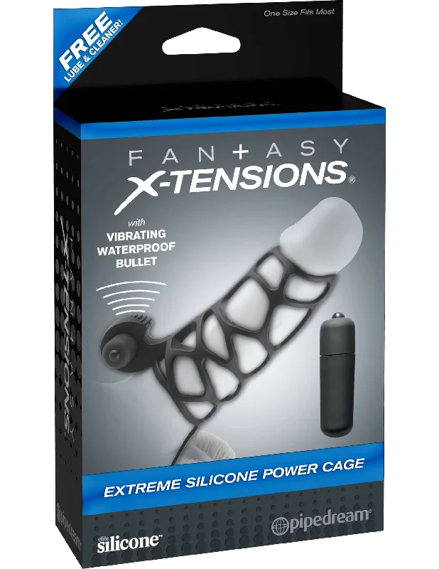 Fantasy X-tensions Extreme Silicone Power Cage Black