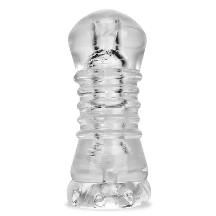 Jerk Jack Off Toy Atomic Jock Clear: The Ultimate Squishy Stretchy Pleasure Device from Oxballs!