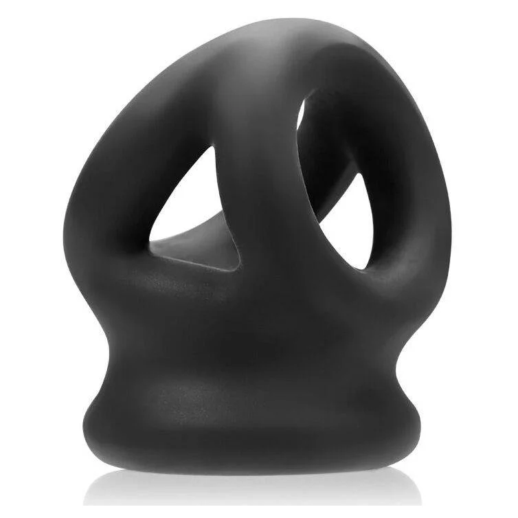 Oxballs Tri-Squeeze Cocksling Ballstretcher Black