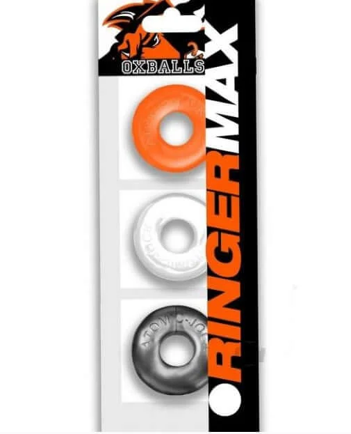 Oxballs Ringer Max 3-Pack - Hazzard Silicone Cock Rings by Oxballs