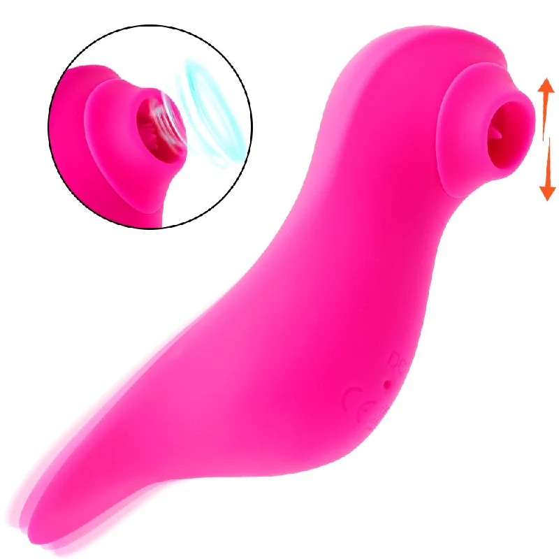 Silicone Clitoris Stimulator Sucking Vibrator Sex Toy For Female